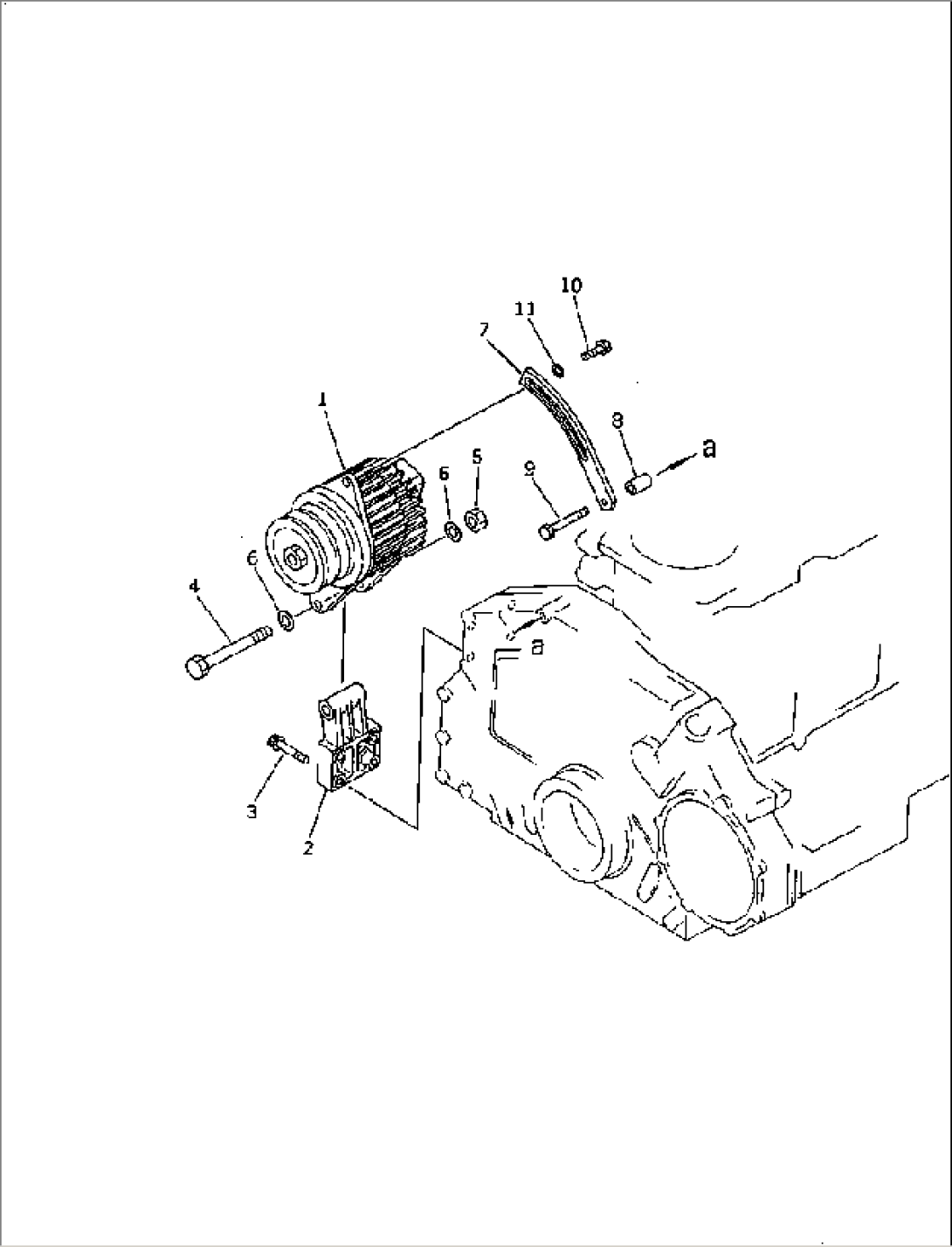 ALTERNATOR AND MOUNTING