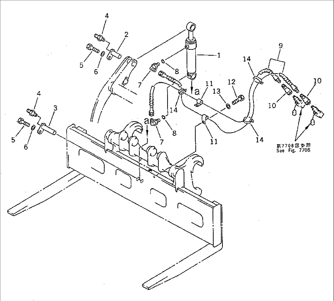 LUMBER GRAPPLE PIPING (FOR MULTI COUPLER)