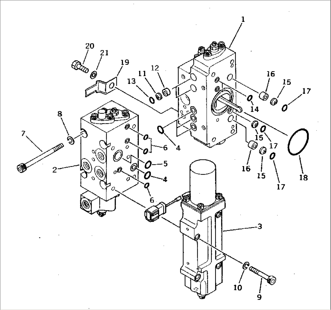 HYDRAULIC PUMP (8/16) (SERVO VALVE¤ FRONT) (1/4)