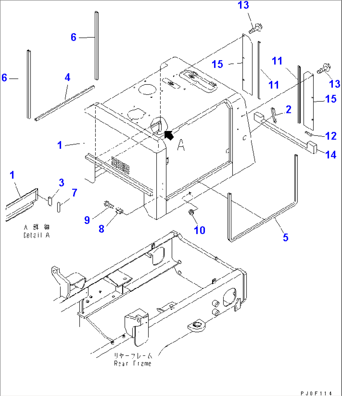 HOOD (ENGINE HOOD) (INDUTSTRIAL WASTE DISPOSAL SPEC.)