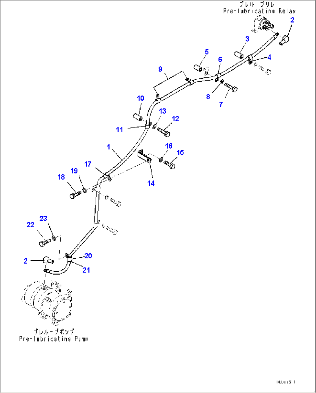 Engine Related Parts, Pre-Lube Electrical (#8832-)