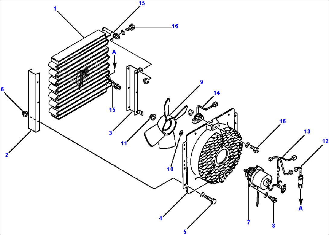 AIR CONDITIONER CONDENSER ASSEMBLY