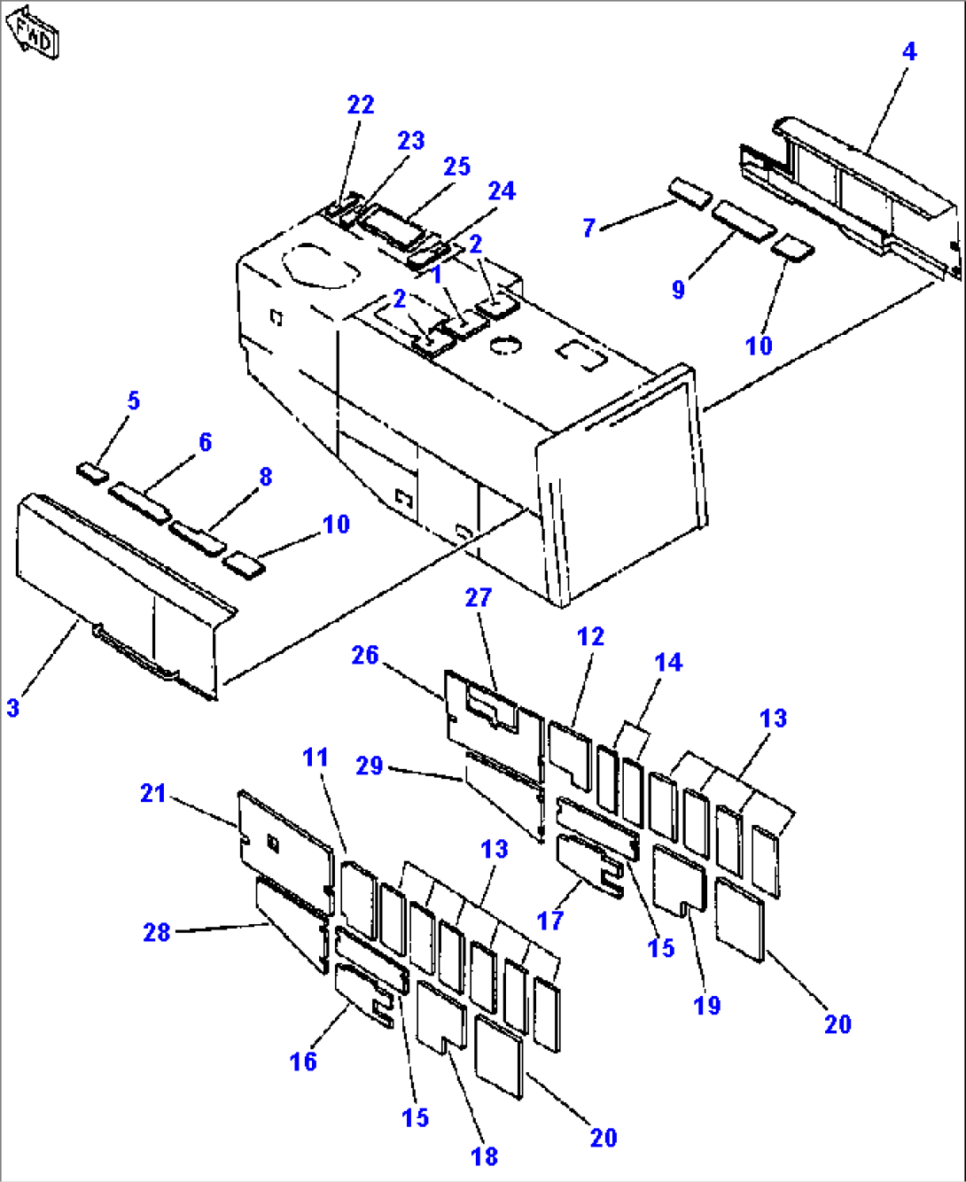 NOISE ABATEMENT PARTS (1/2)