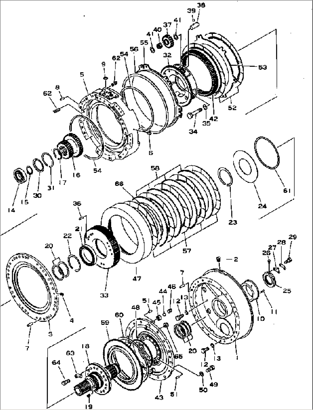 PLANETARY GEAR AND SHAFT(#15686-31302)