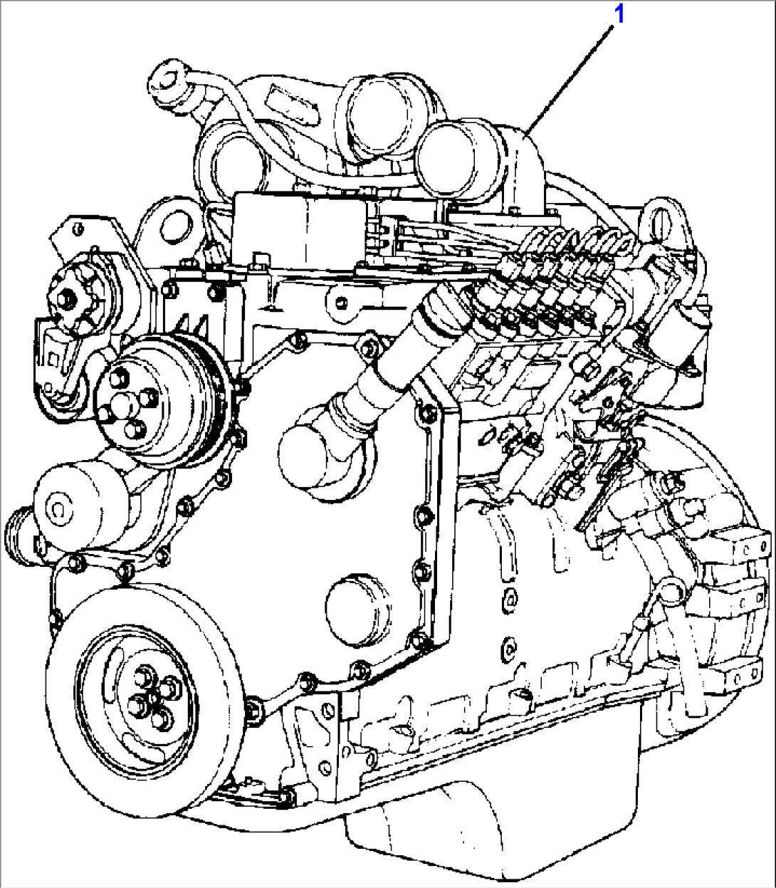 FIG. A9101-A2A5 ENGINE ASSEMBLY