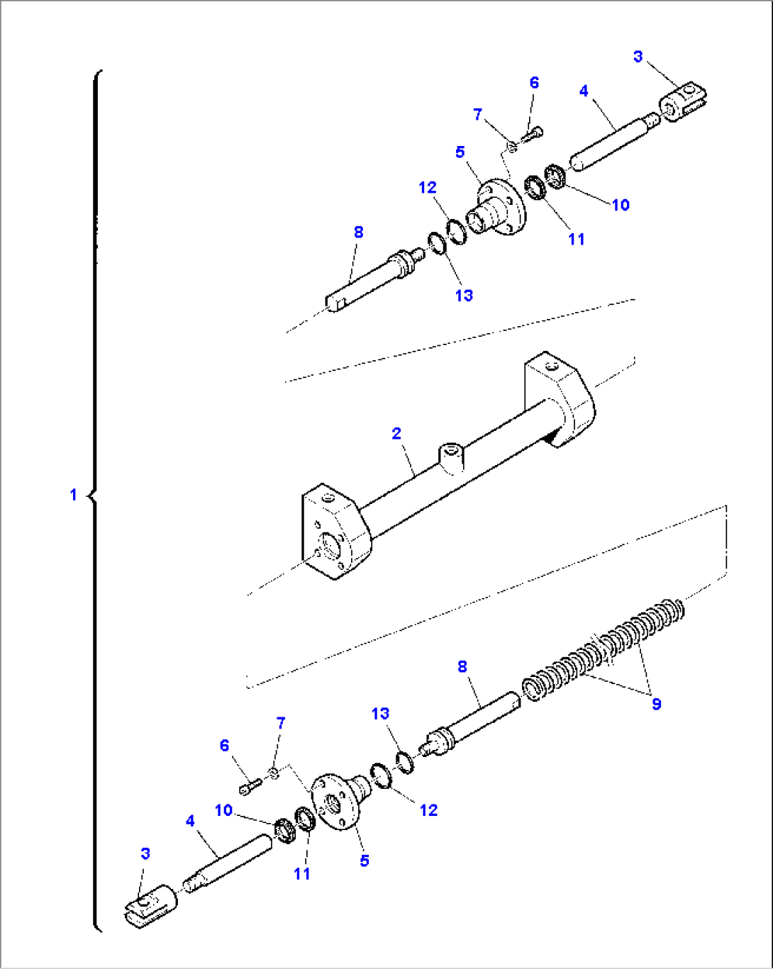 JACK (QUICK COUPLING FOR BUCKET) (OPTIONAL)