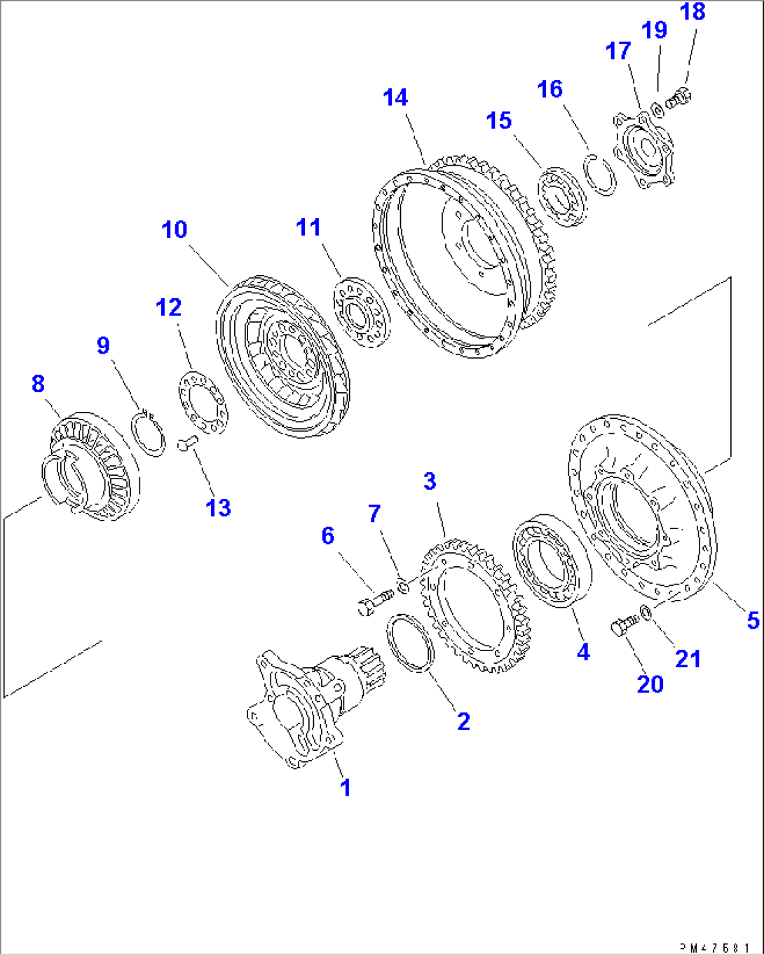 TORQUE CONVERTER(#60001-)