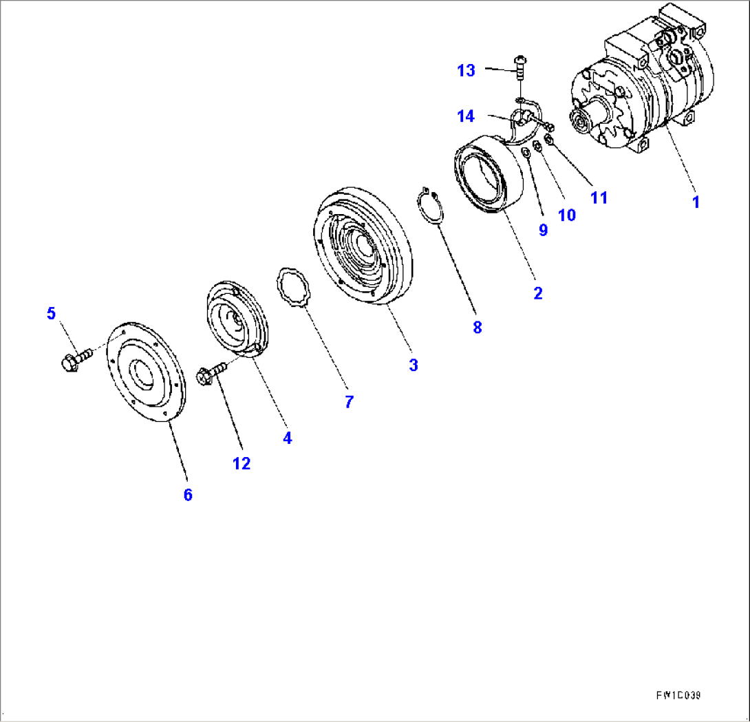 Air Conditioner Unit, Compressor (#65236-)