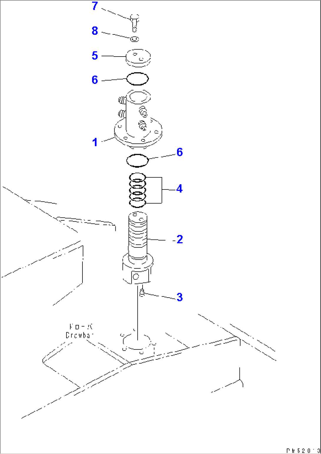SWIVEL JOINT (WITH SHOCK RELEASE BLADE)(#2001-)
