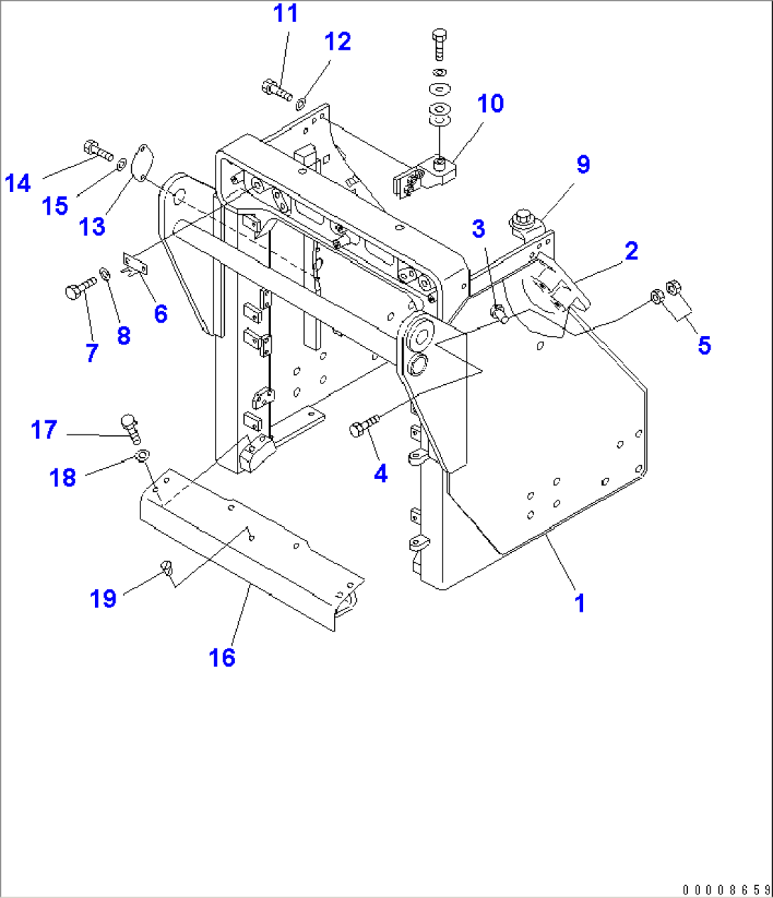 RADIATOR GUARD (TRIMMING)(#37673-37830)