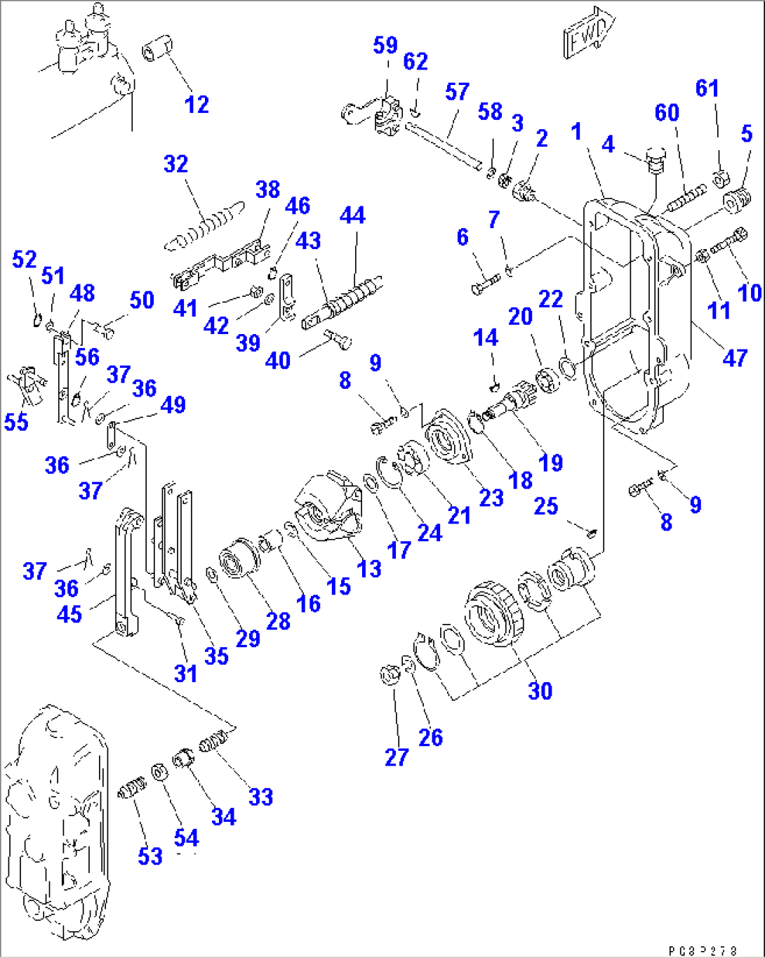 FUEL INJECTION PUMP (GOVERNOR) (1/2)(#10794-11644)