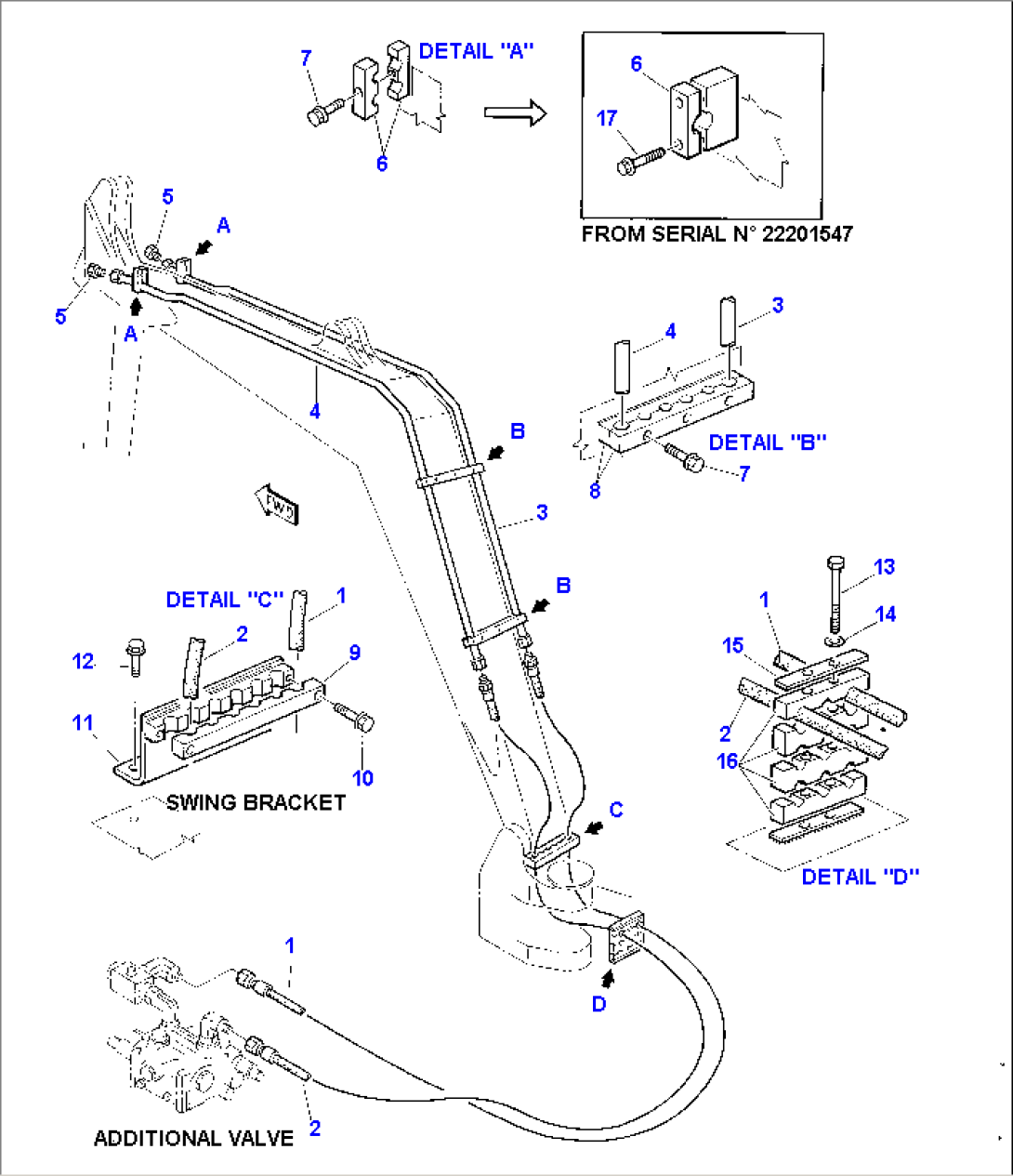 HYDRAULIC PIPING FOR ATTACHMENT (2nd PART)