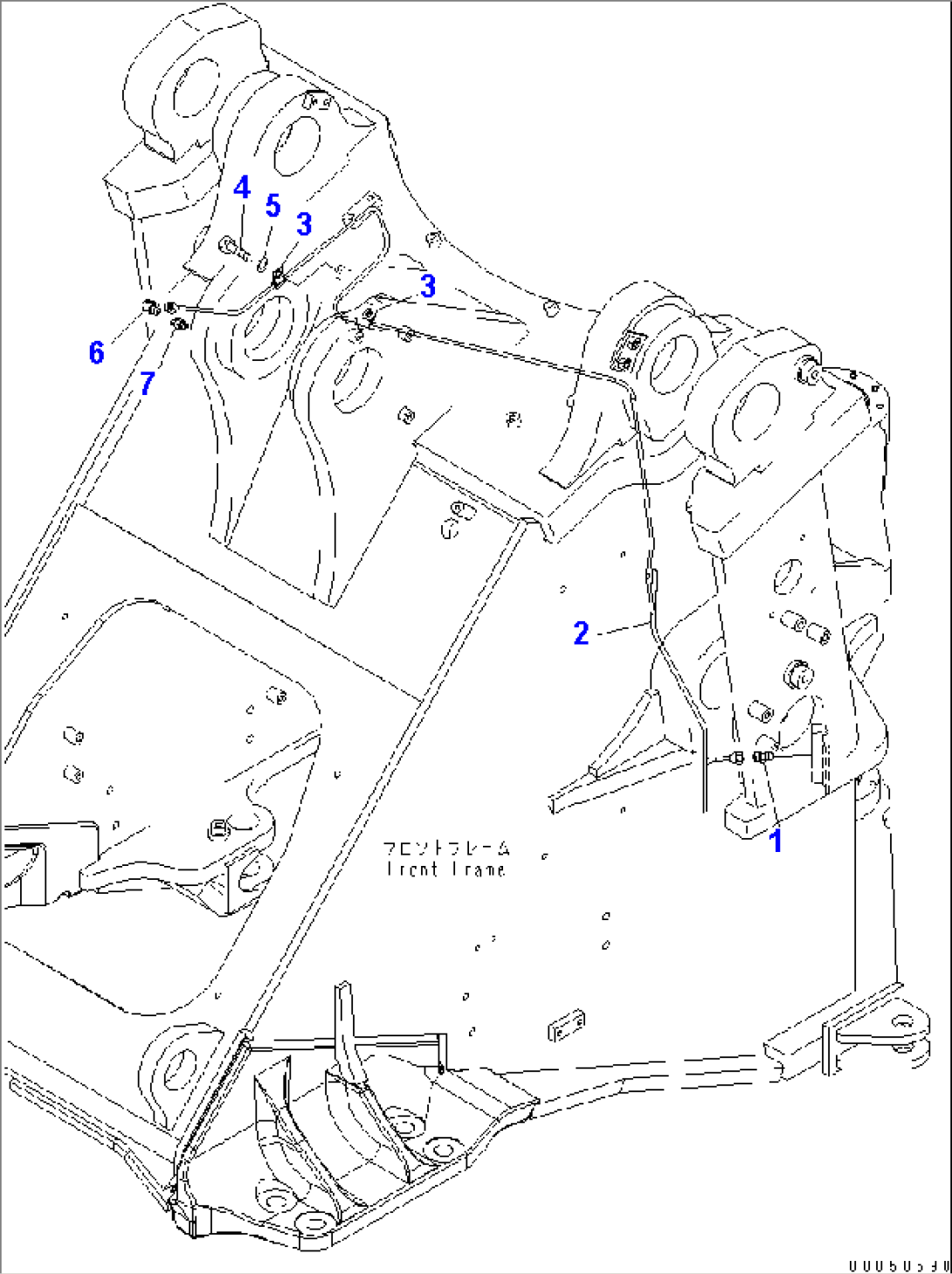 REMOTE GREASE (WORK EQUIPMENT)(#85001-)