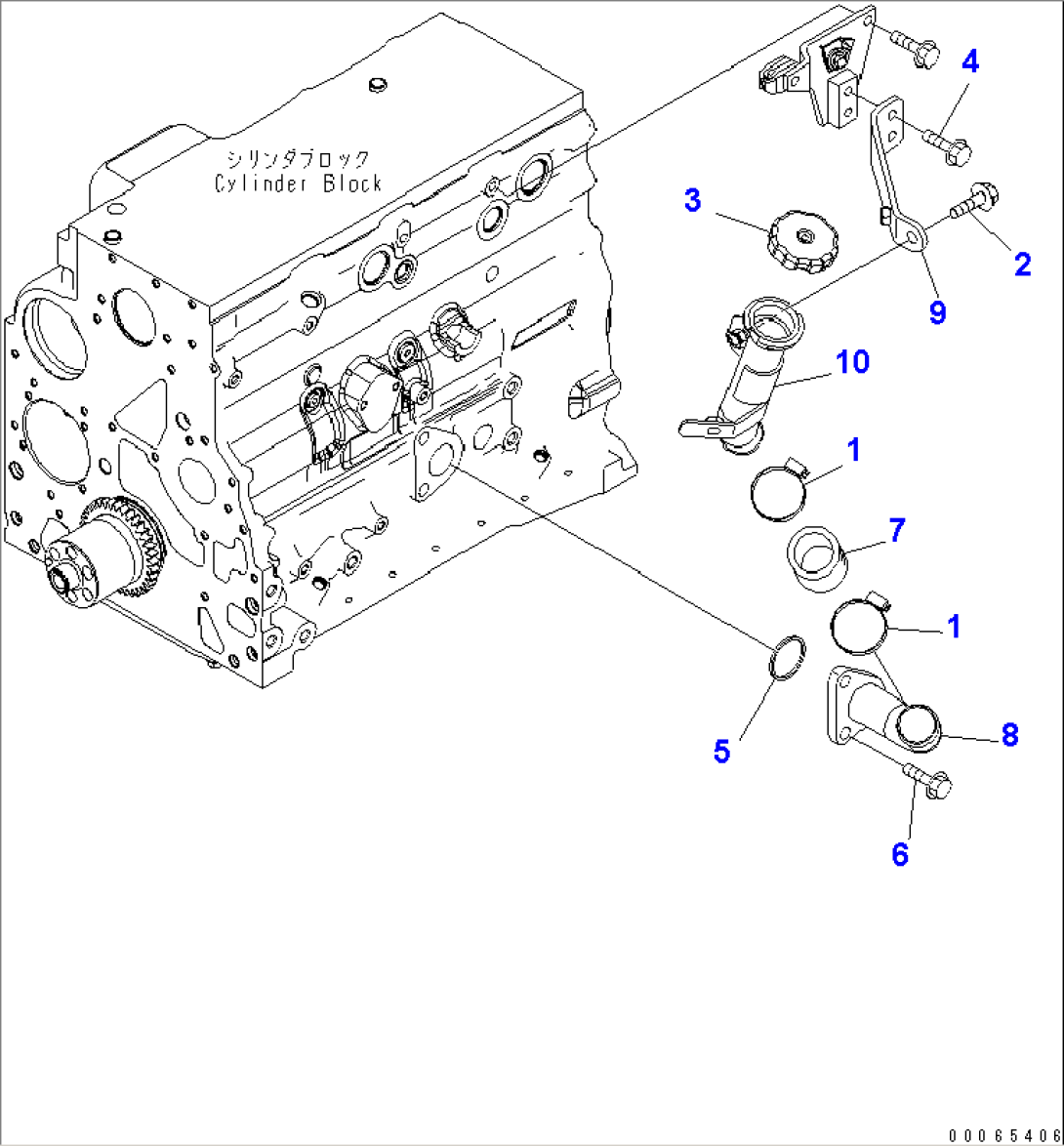 OIL FILLER UNIT (ESN 26508146-)