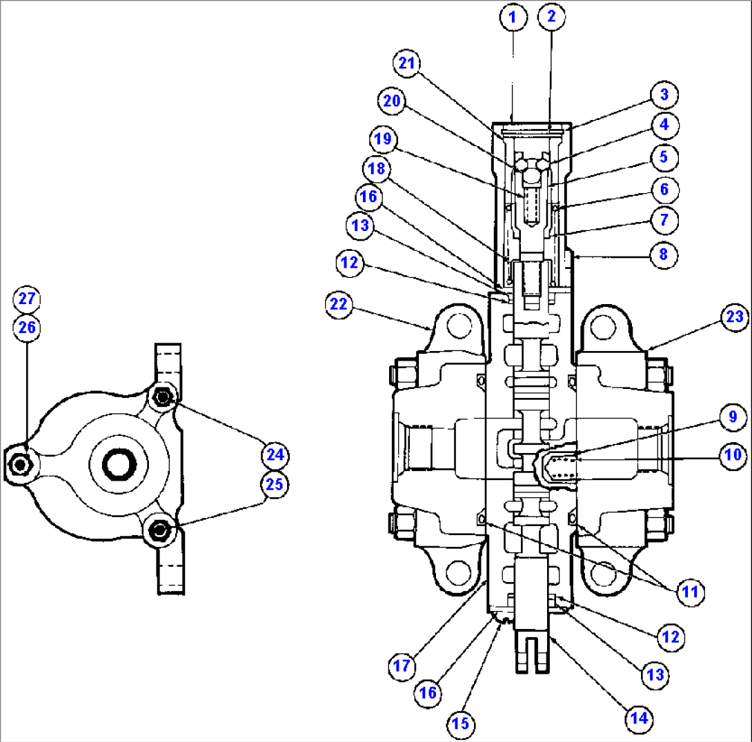 HOIST PILOT VALVE ASSEMBLY (PB6922)