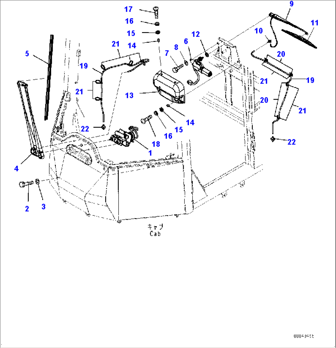 ROPS Cab, Wiper (#90216-91201)