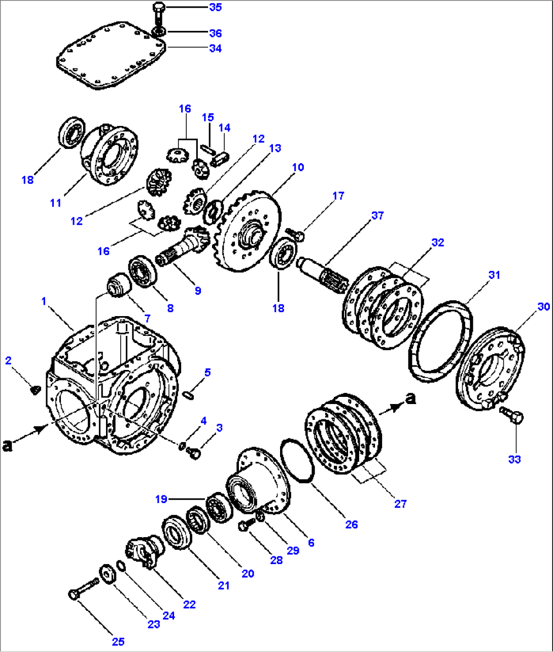 AXLE ASSEMBLY REAR DIFFERENTIAL