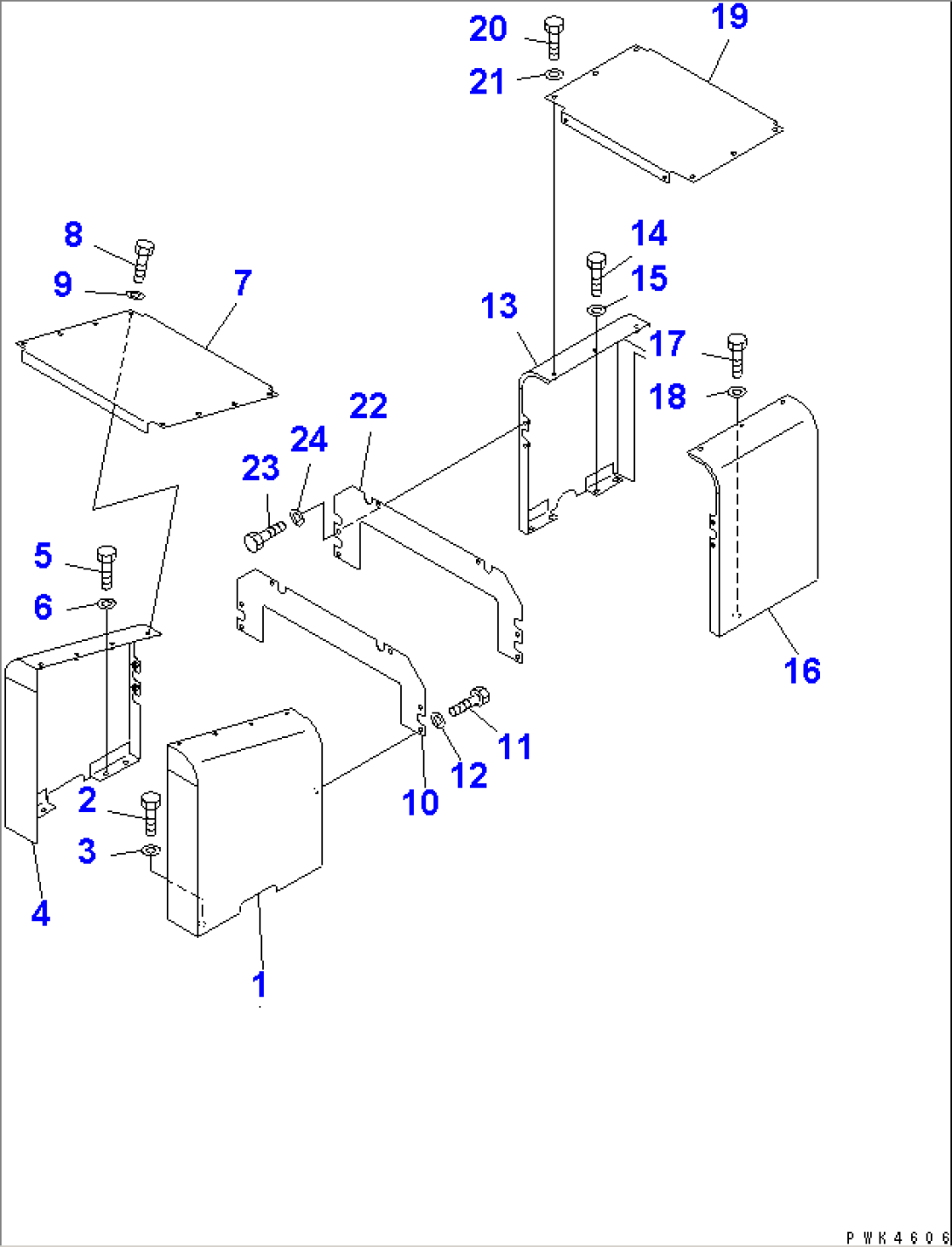 PARTITION (CAB REAR) (FOR SLIDE CAB)(#10001-10199)