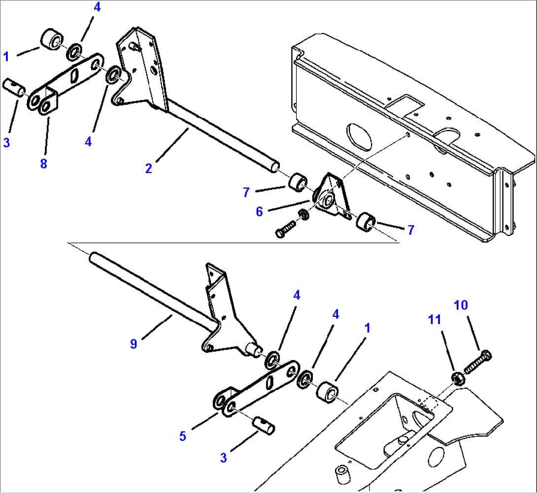 K5015-01A0 CAB ASSEMBLY OSCILLATION LEVER