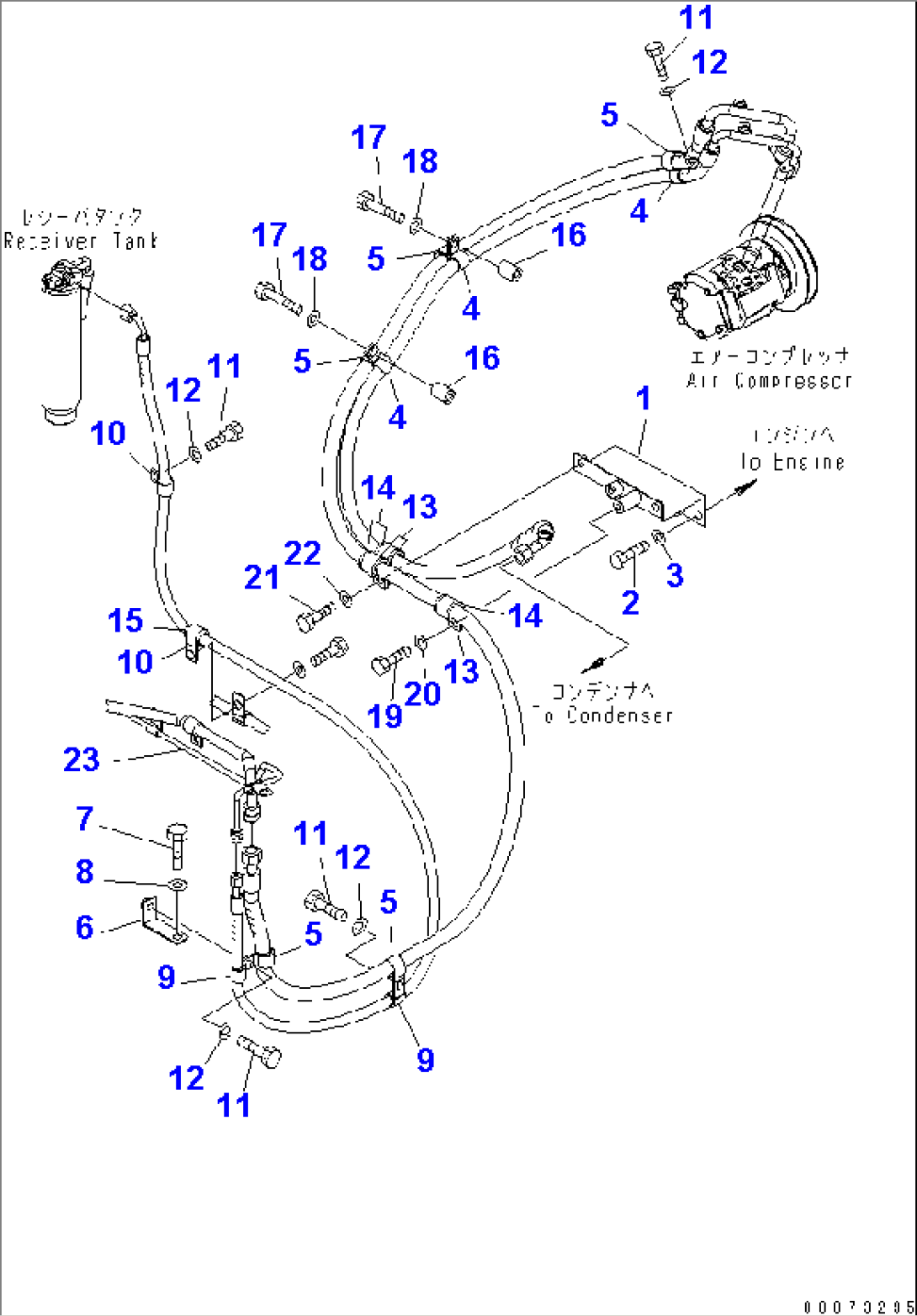 AIR CONDITIONER (COMPRESSOR PIPING)