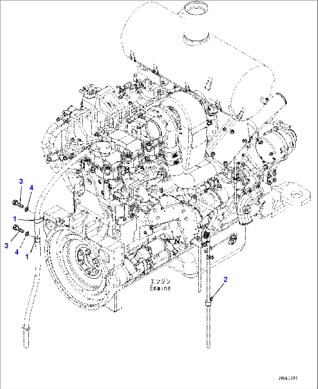 Engine Wiring Harness, Mounting (#90216-)