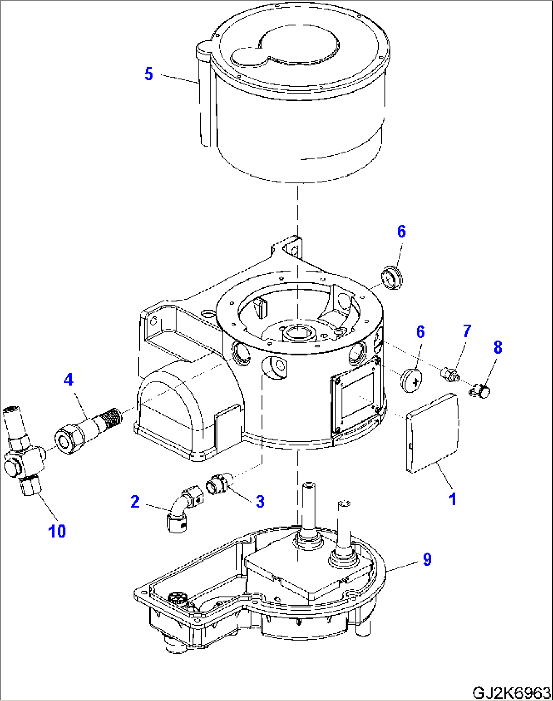 AUTO GREASE - PUMP (INNER PARTS)