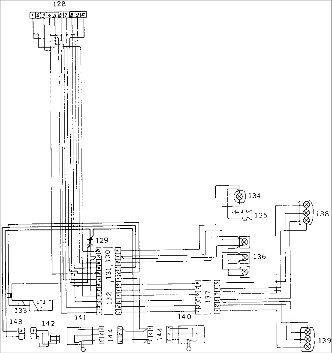 ELECTRICAL CIRCUIT¤ REAR CHASSIS(#65226-65830)