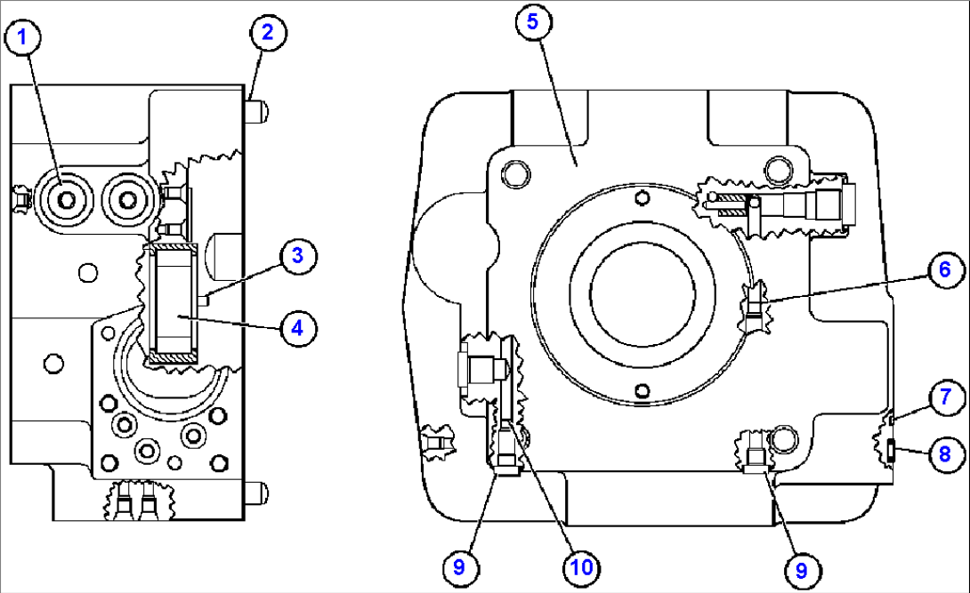 PORT BLOCK ASSEMBLY (BF1612)