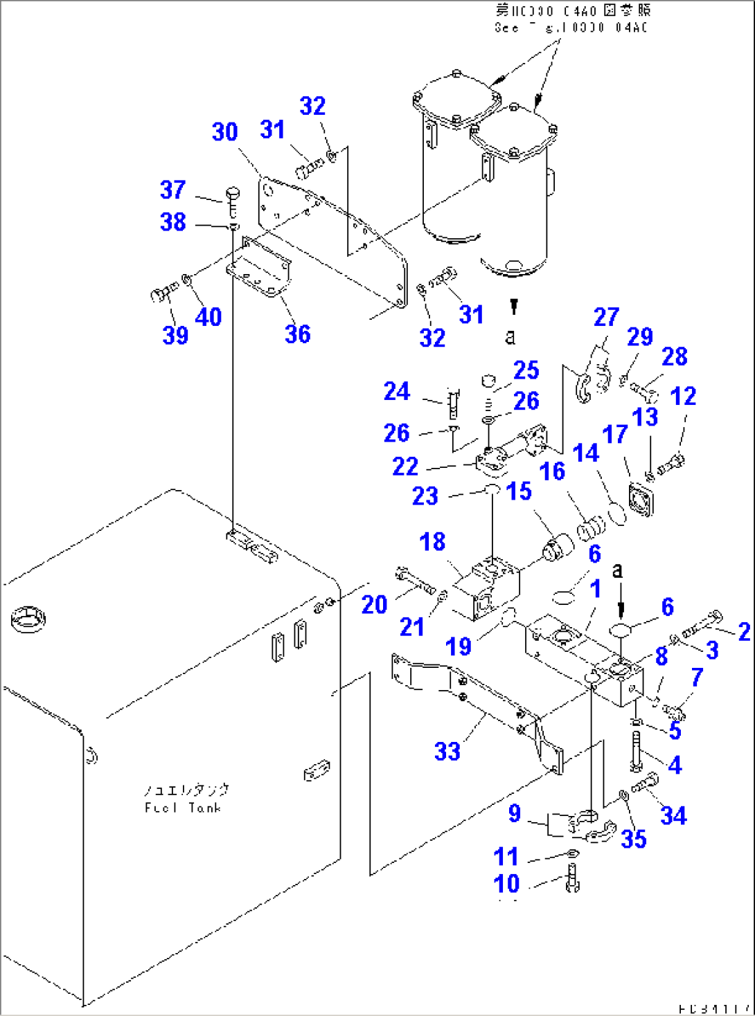 MAIN VALVE RETURN PIPING (FILTER) (2/2)(#10001-10238)