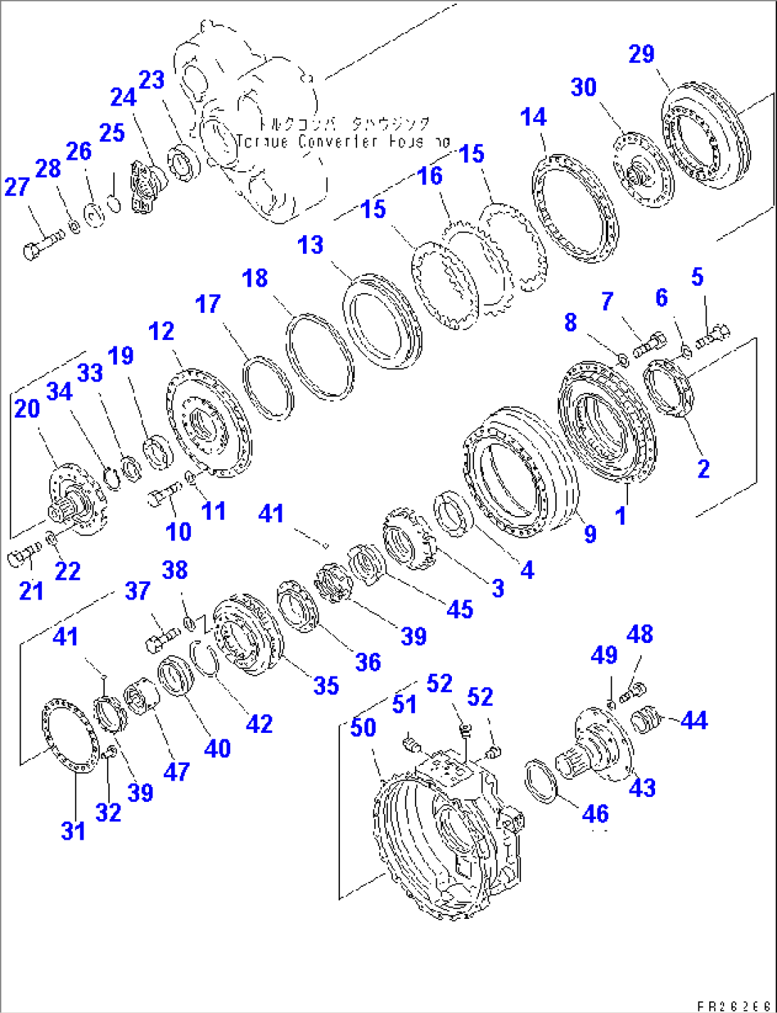 TORQUE CONVERTER (1/2)(#(1554)-)