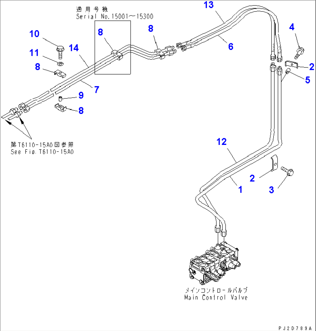 BOOM HYDRAULIC LINE (TELESCOPE CYLINDER LINE)