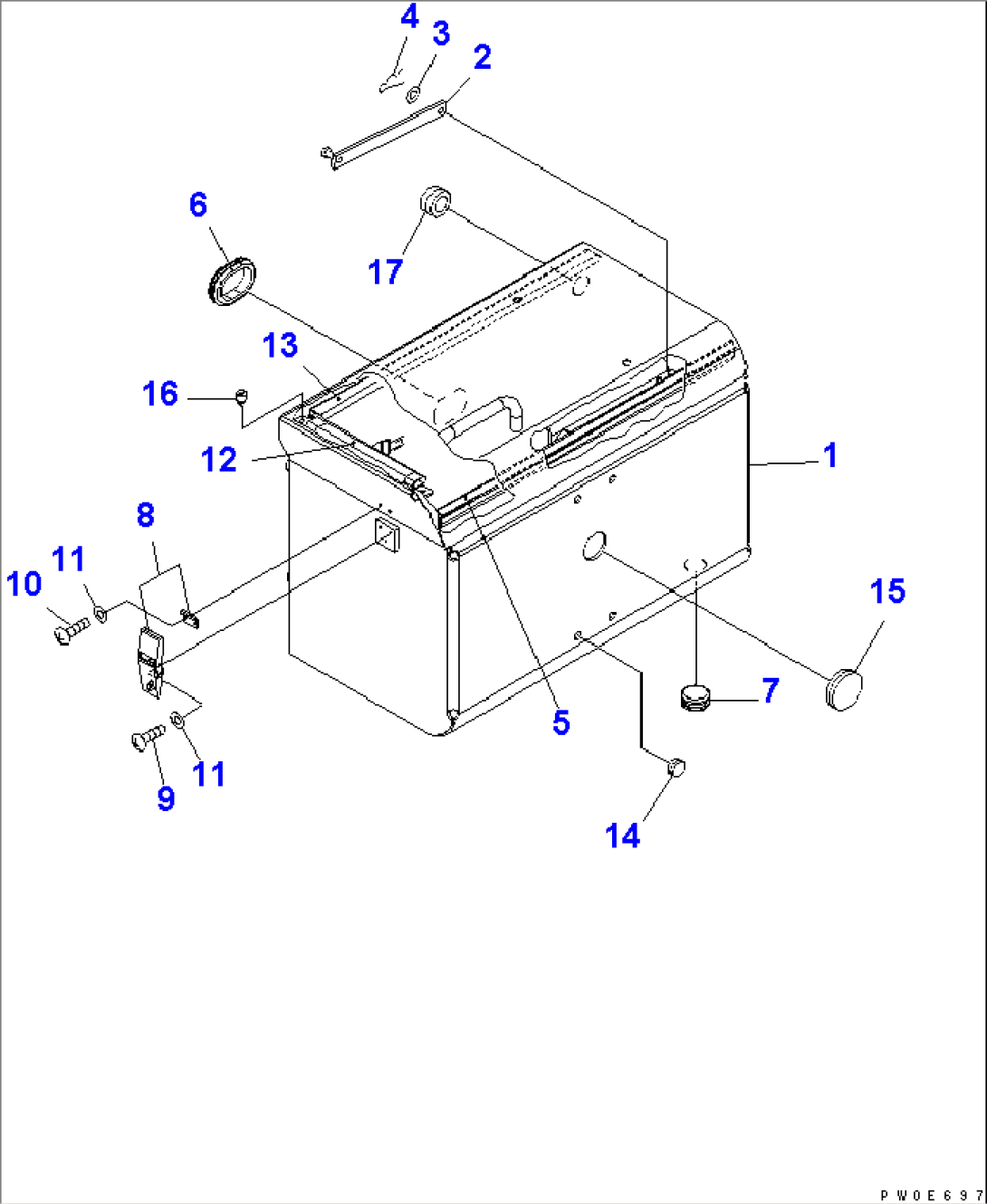 BATTERY BOX (L.H.)