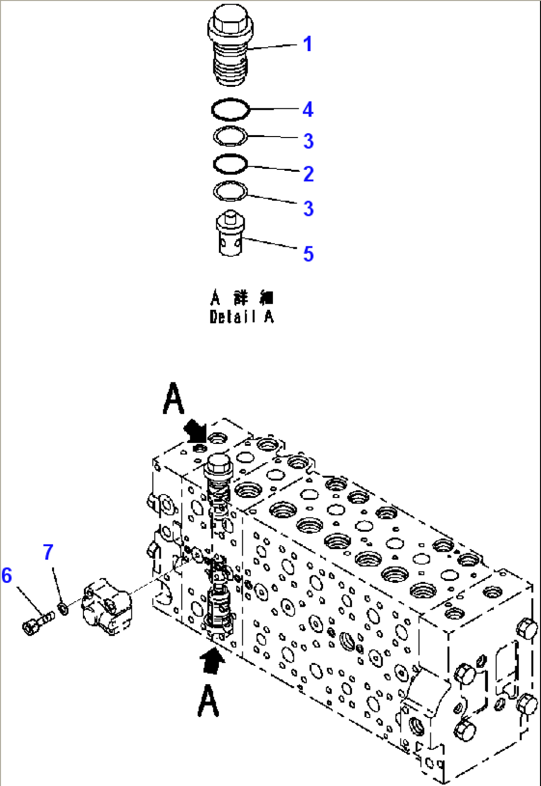 Main Control Valve, For Machine With 1-additional Actuator Circuit (19/31)(#10001-)