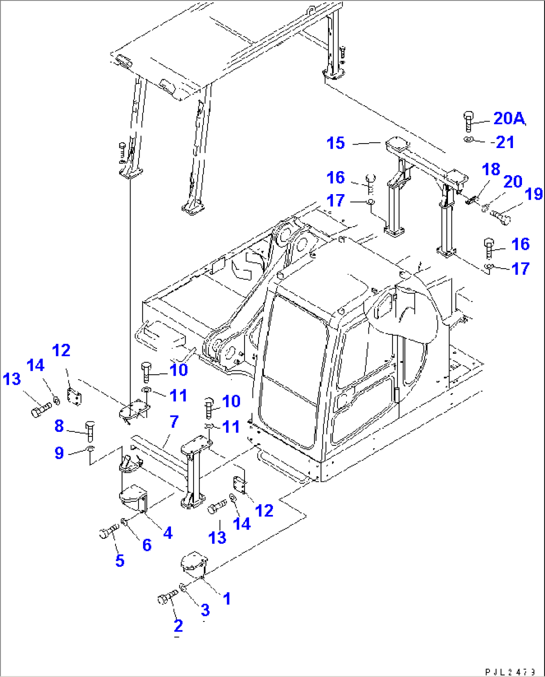 F.O.P.S. (FOR HIGH CAB)(#10021-)