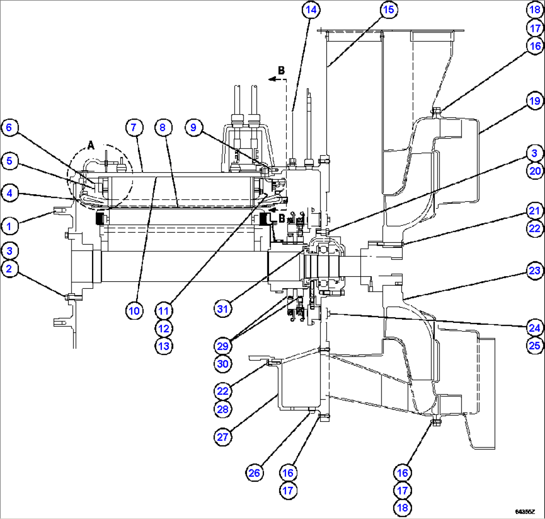 ALTERNATOR - ENGINE MOUNT 1/2