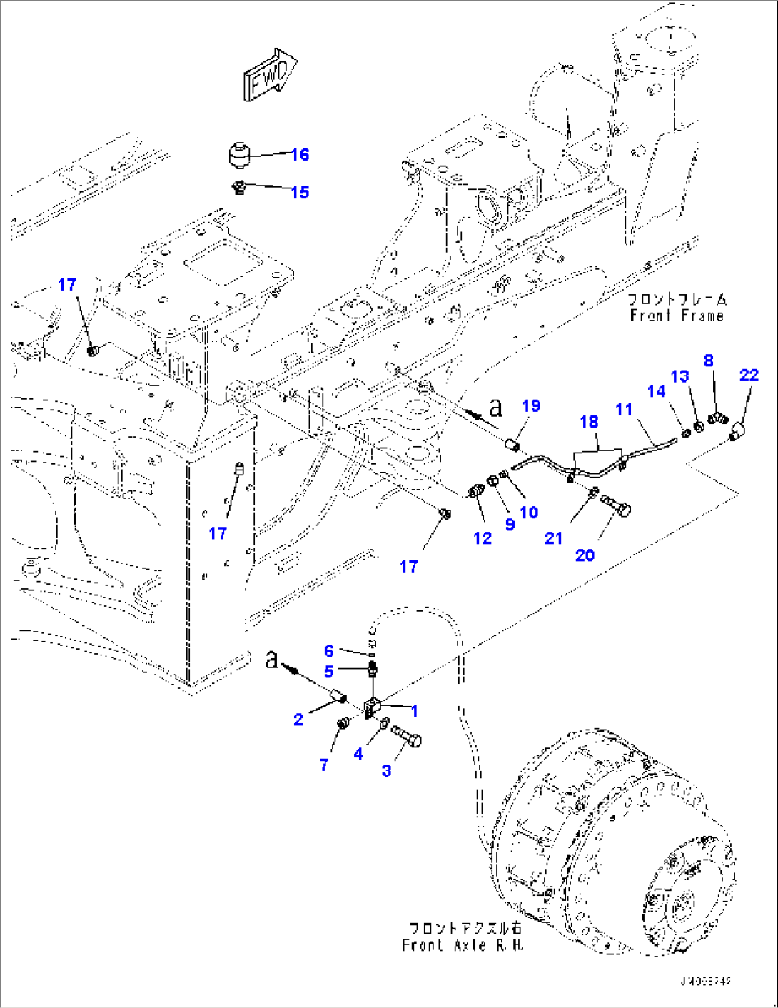 Front Brake Oil Piping, Breather Piping (2/2) (#10001-)