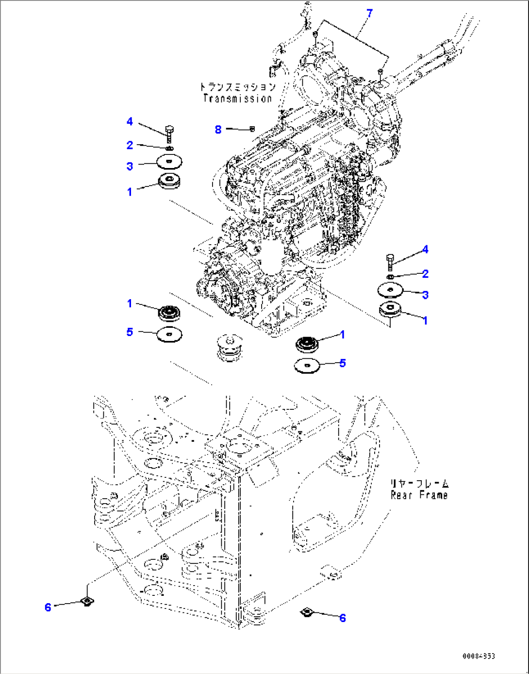 Transmission Mounting (#90216-)