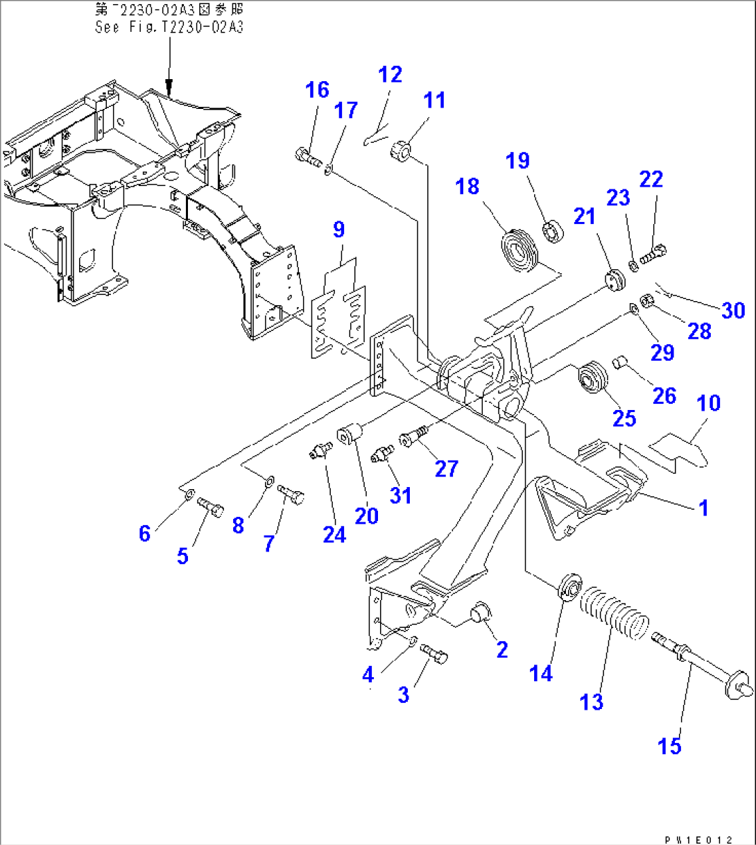 FRAME (1/2) (WITH AIR CONDITIONER)
