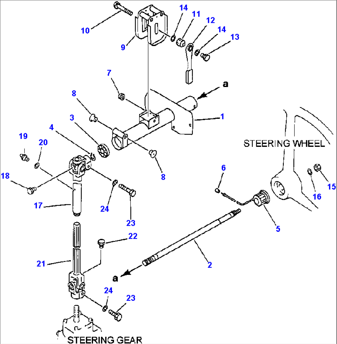 FIG. K4421-01A0 STEERING COLUMN