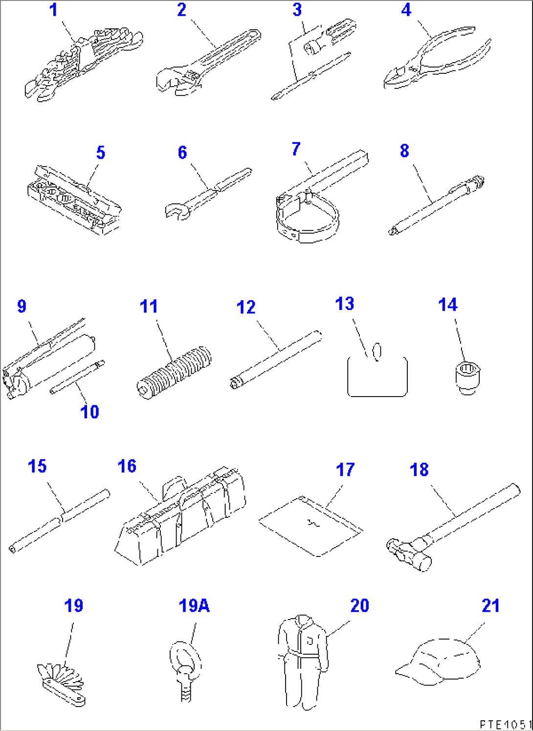GENERAL TOOL (GERMAN) (WITH OVERALL AND CAP)