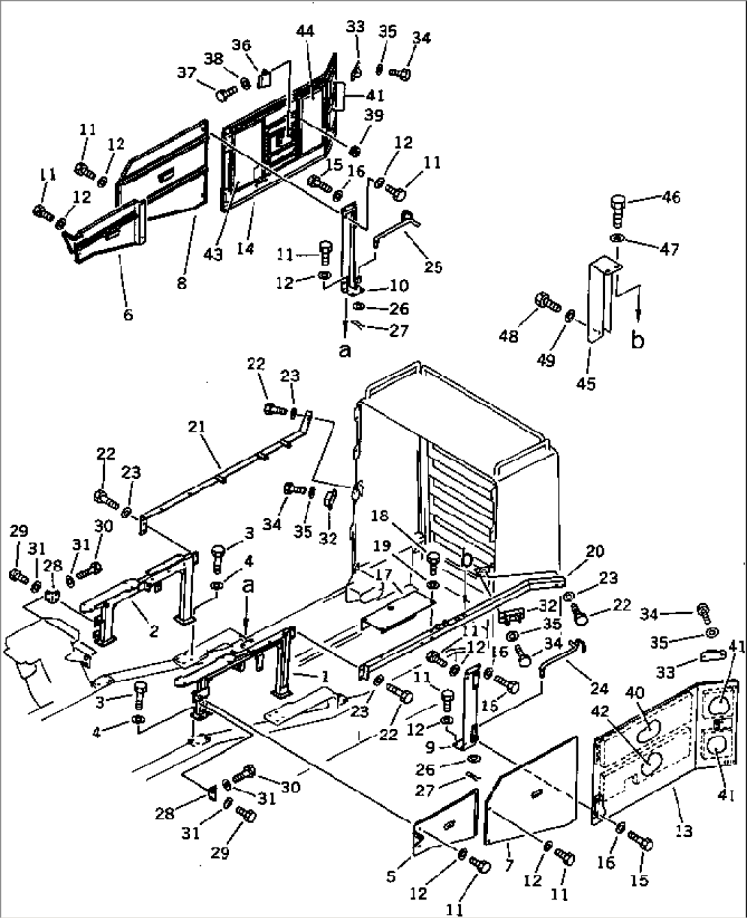 ENGINE SIDE COVER (TBG SPEC.)(#11061-)