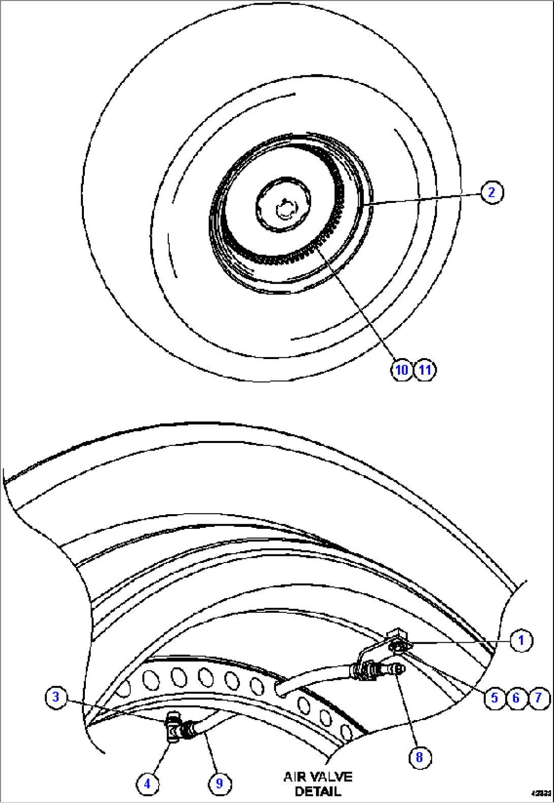 FRONT WHEEL & MOUNTING