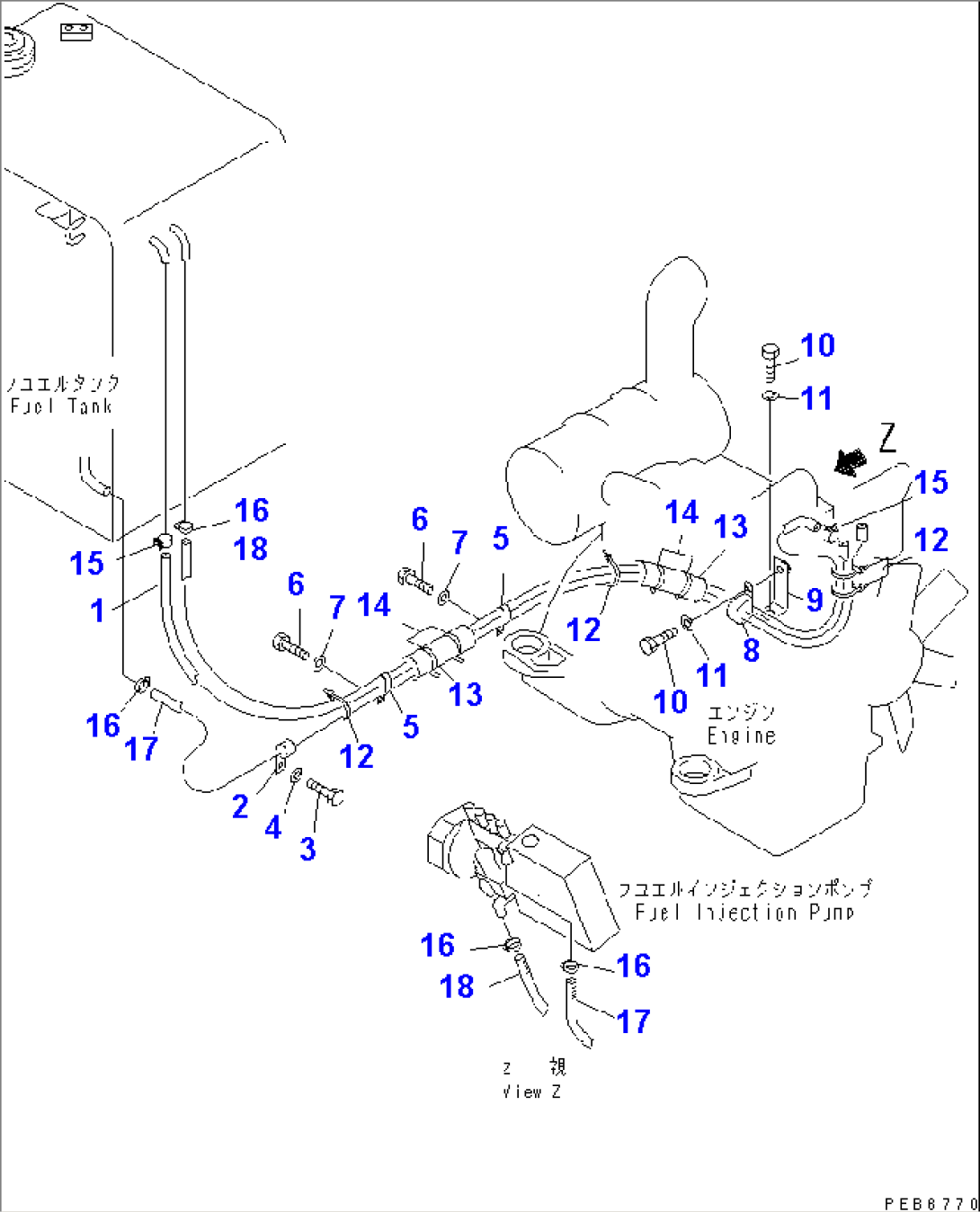 FUEL LINE(#52401-56999)