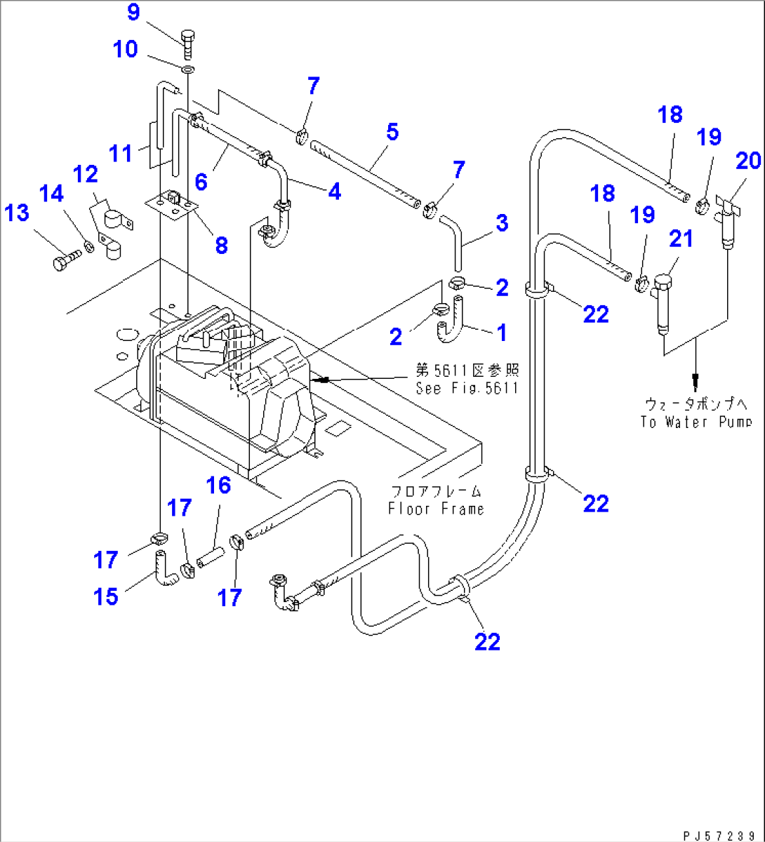 AIR CONDITIONER (5/10) (HEATER PIPING)(#3401-)