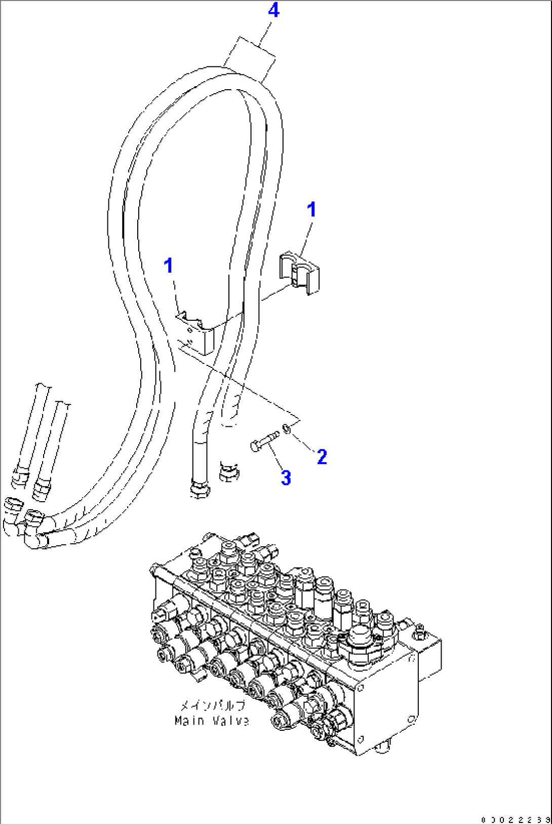 CLAMSHELL LINE (REVOLVING FRAME SIDE)