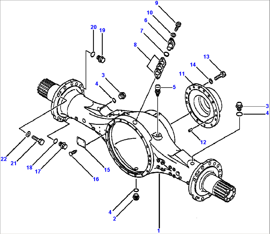 REAR AXLE HOUSING