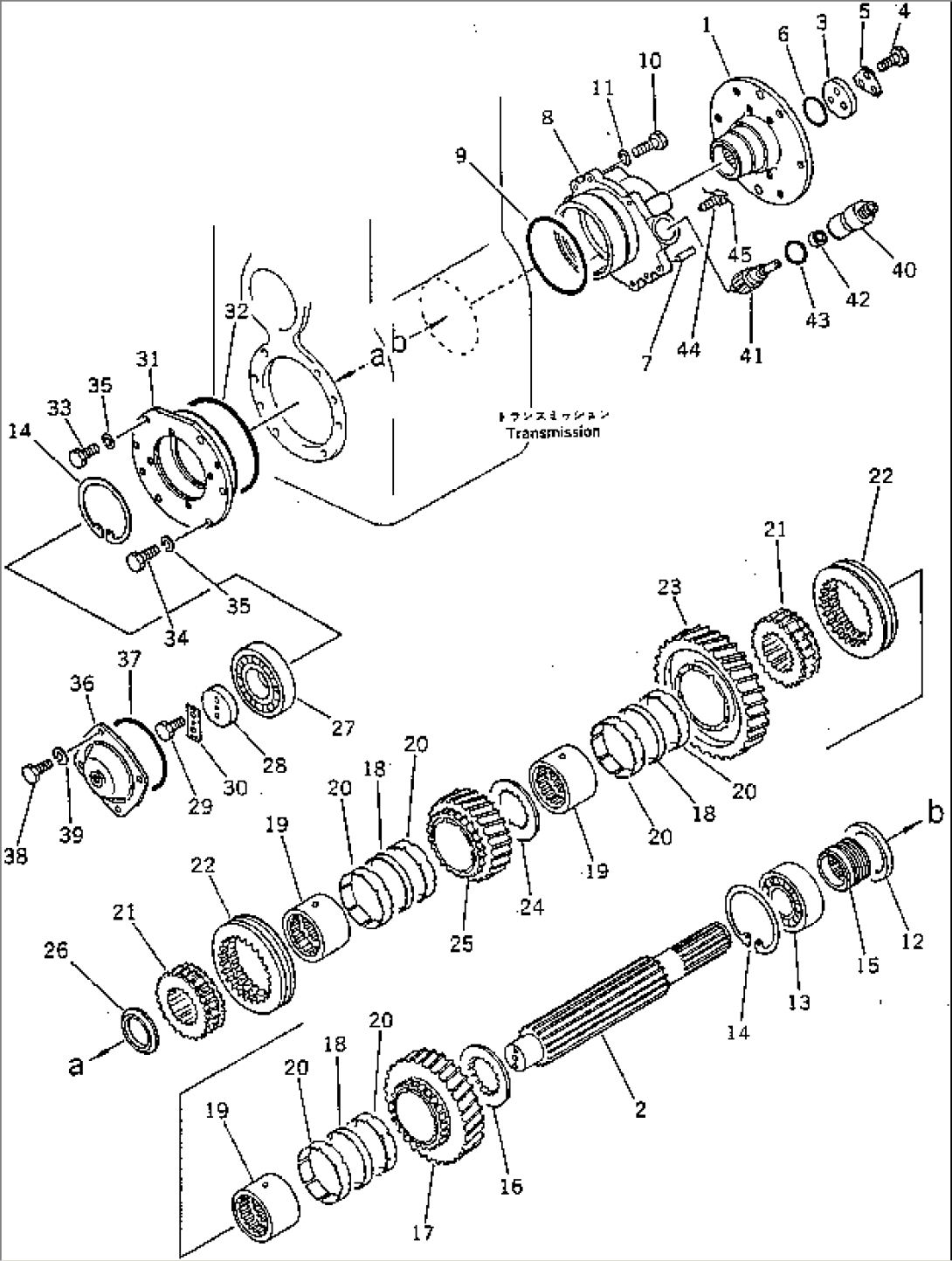 TRANSMISSION (H-L AND REVERSE GEAR)