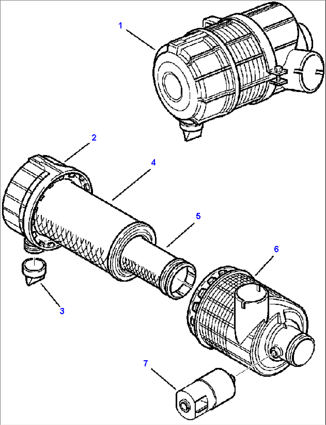FIG. B1110-01A0 AIR CLEANER