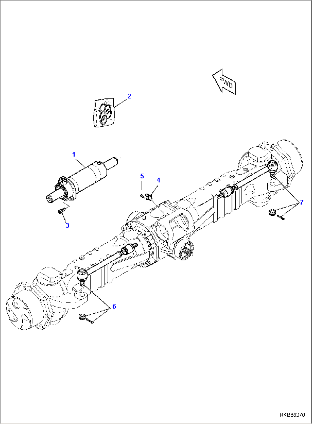 FRONT AXLE (6/7)