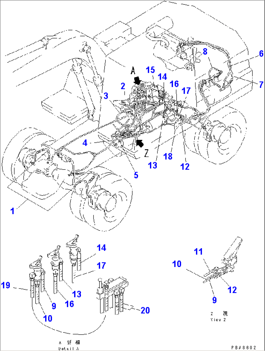 PERIODICAL REPLACEMENT CRITICAL PARTS (3/3) (BRAKE HOSE)(#2301-)